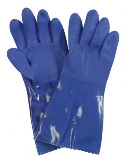 Blue PVC Triple Dip Glove | Scavenger Supplies